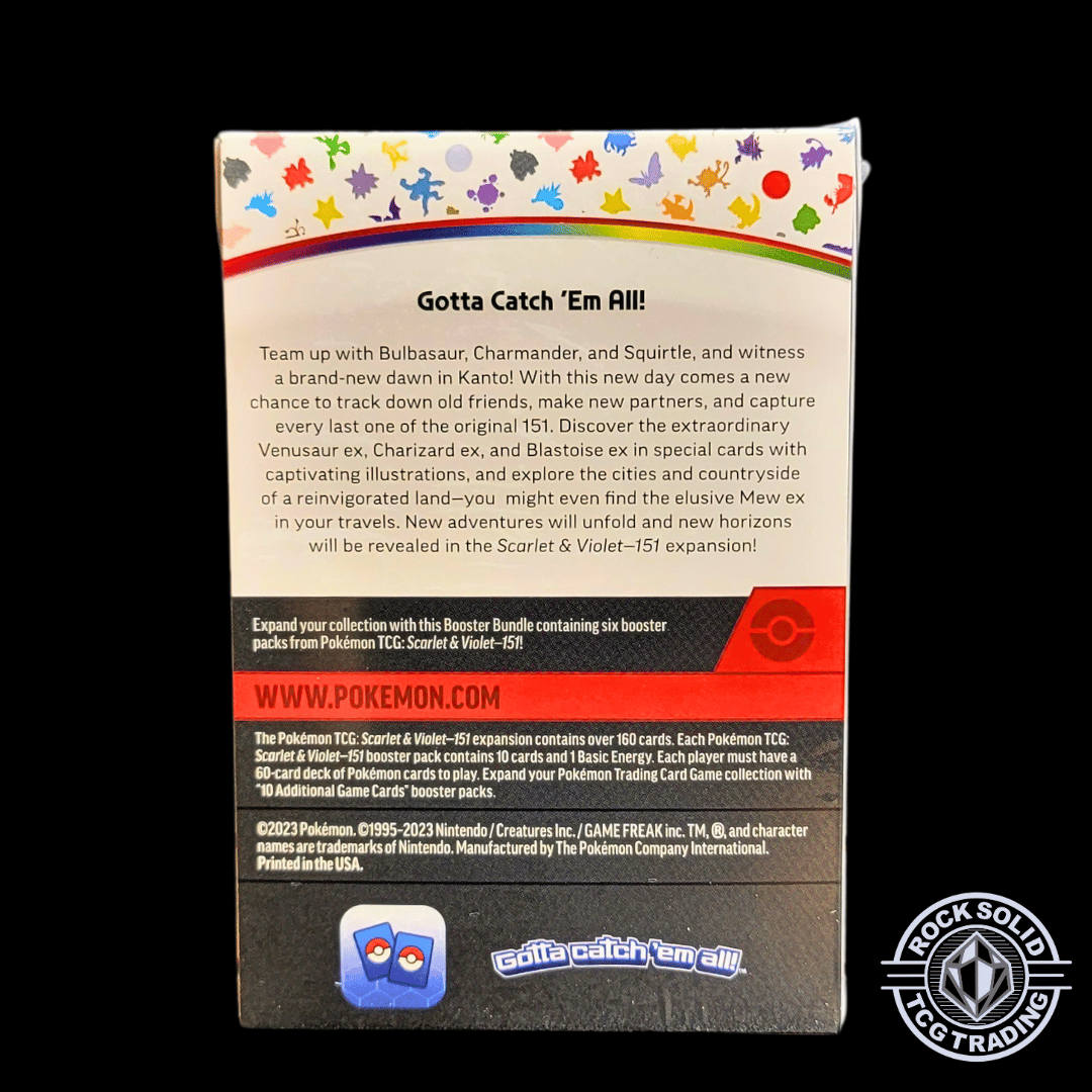 Pokemon 151 Booster Bundle Booster Bundle sold by Rock Solid TCG Trading LLC