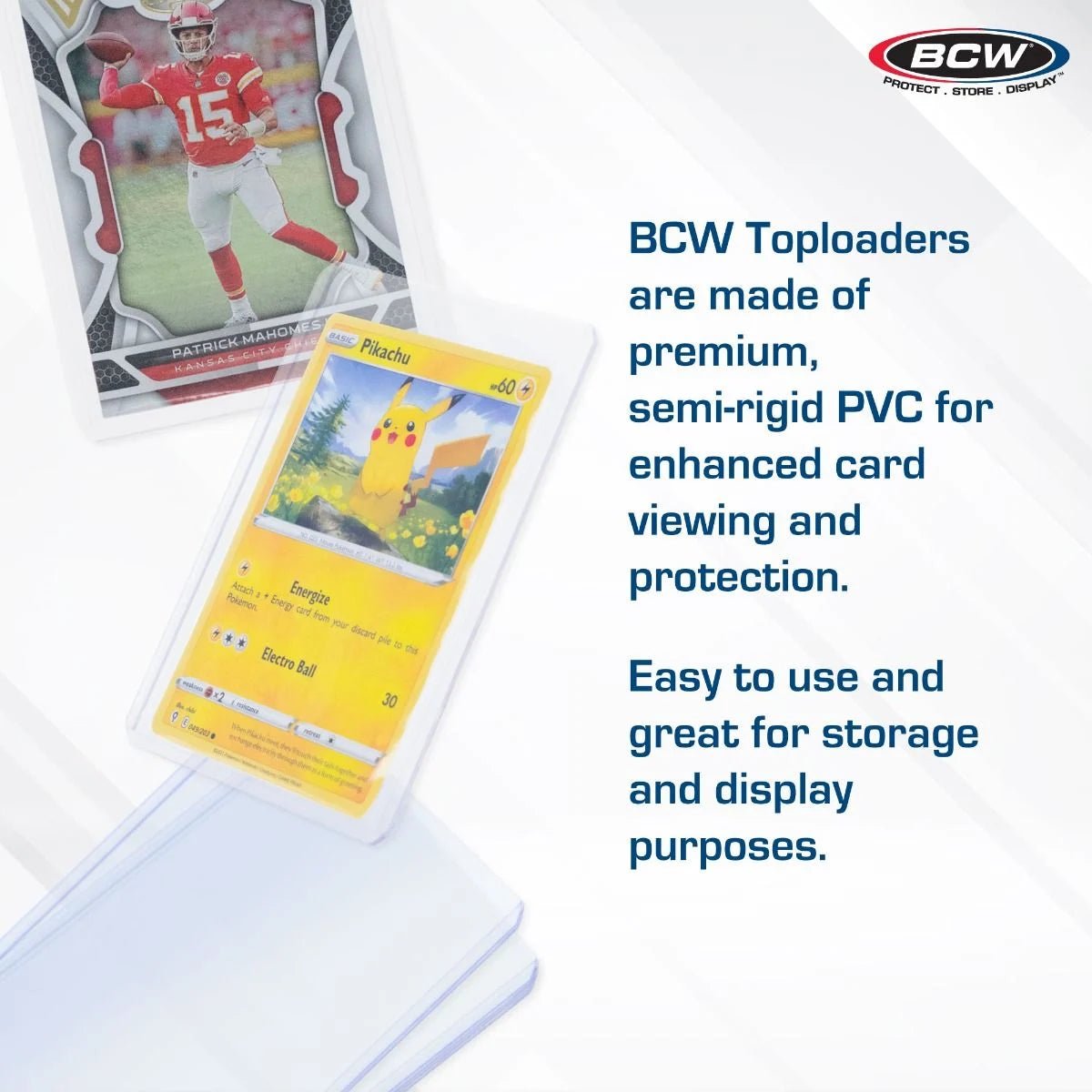 Pokemon BCW 3x4 Topload Card Holder - Standard Top Loaders sold by Rock Solid TCG Trading LLC