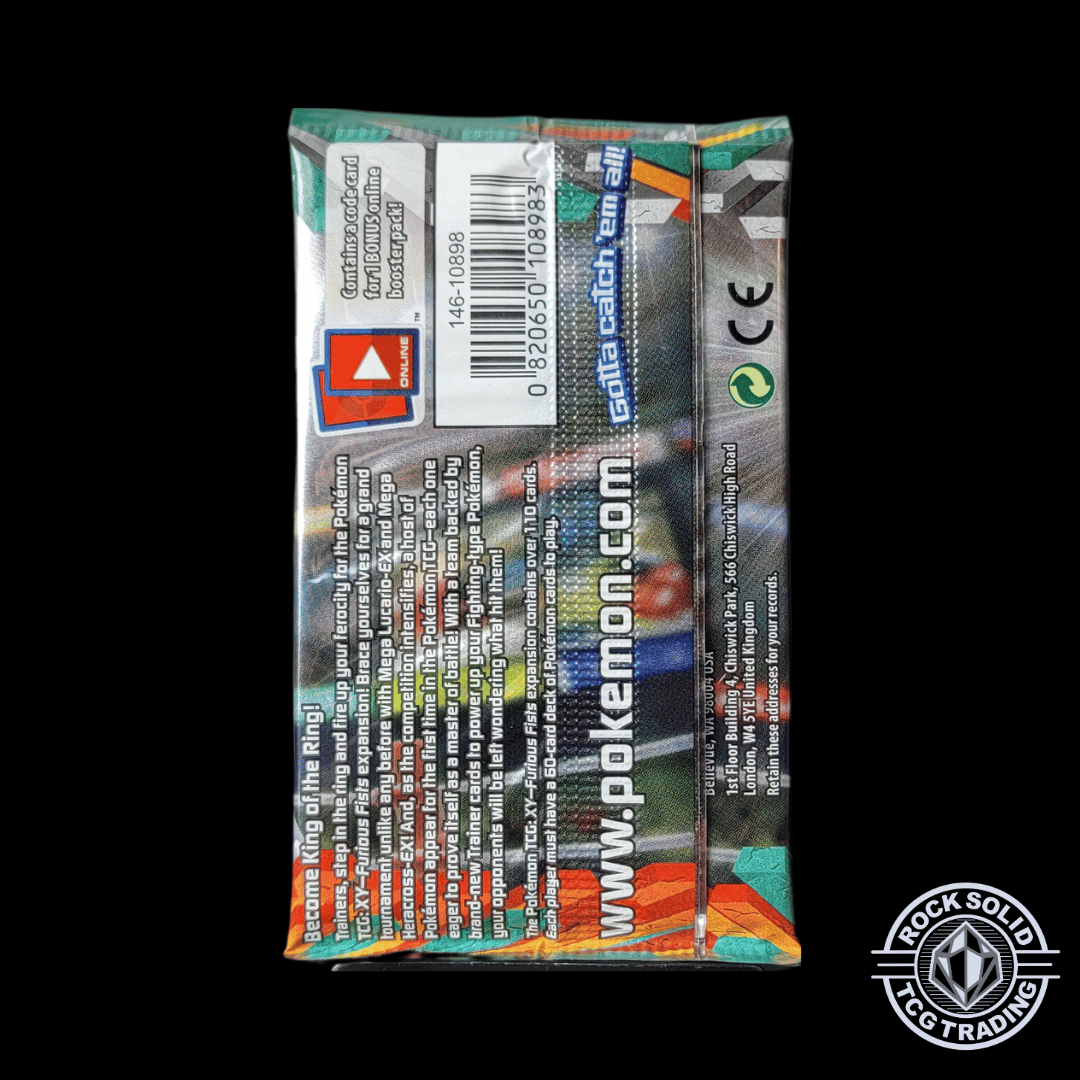Pokemon Furious Fists Booster Pack sold by Rock Solid TCG Trading LLC