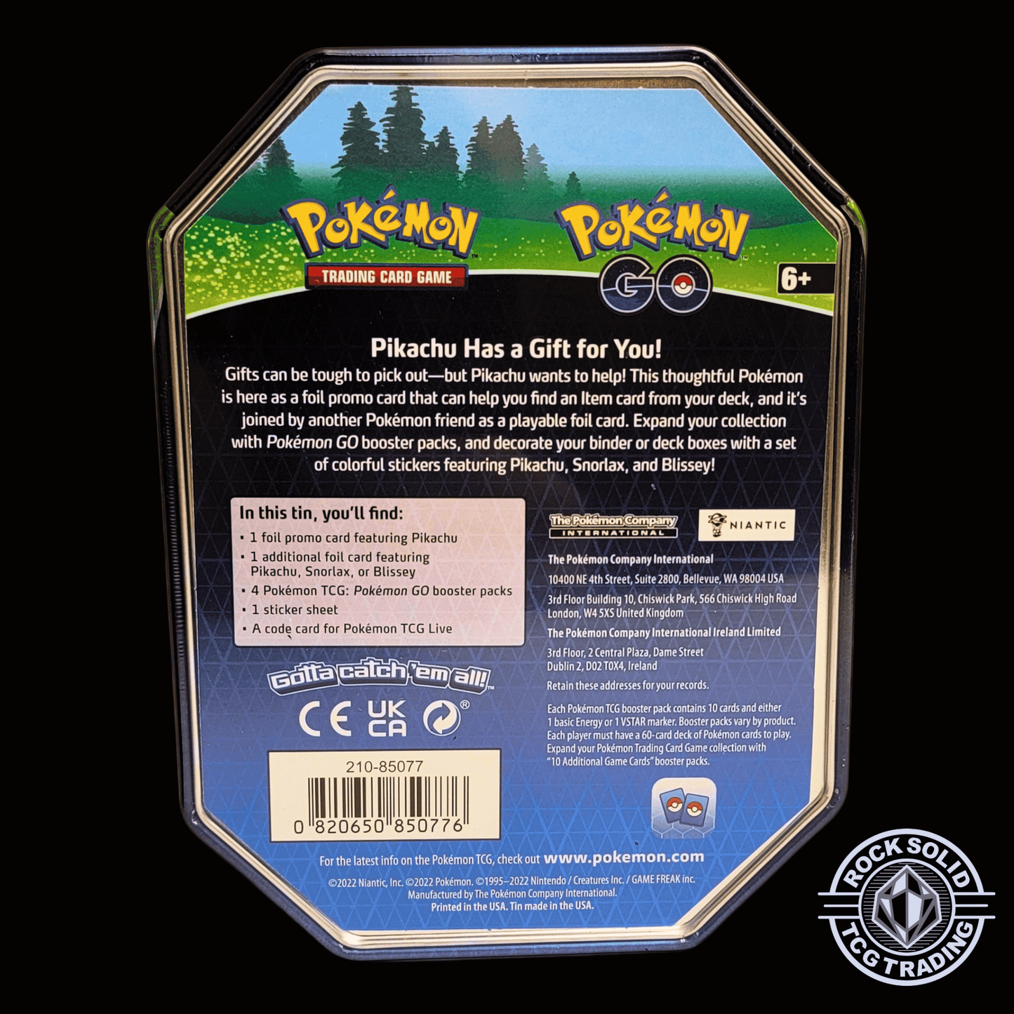 Pokemon: Pokemon Go Tin Tin | sold by Rock Solid TCG Trading