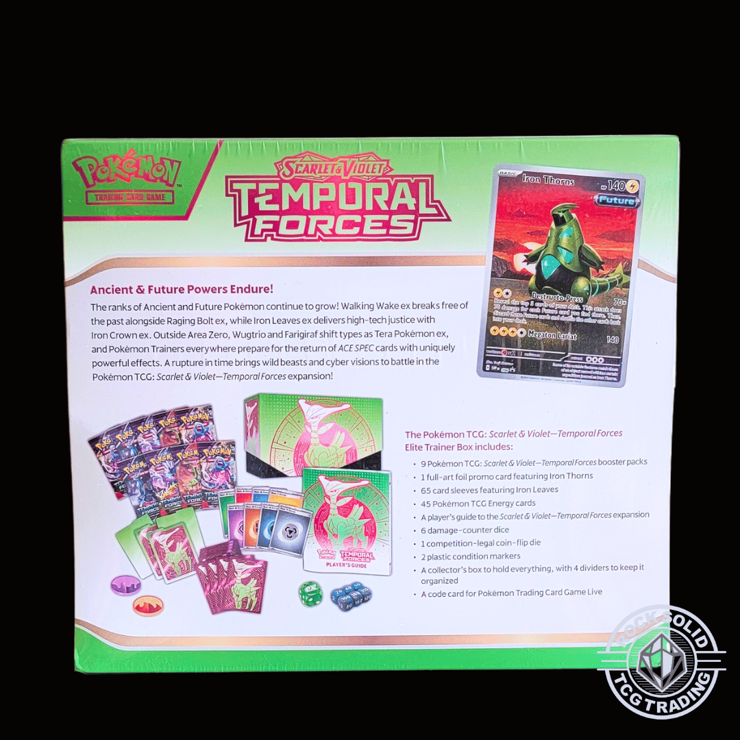 Pokemon Temporal Forces Elite Trainer Box Elite Trainer Box (ETB) sold by Rock Solid TCG Trading LLC