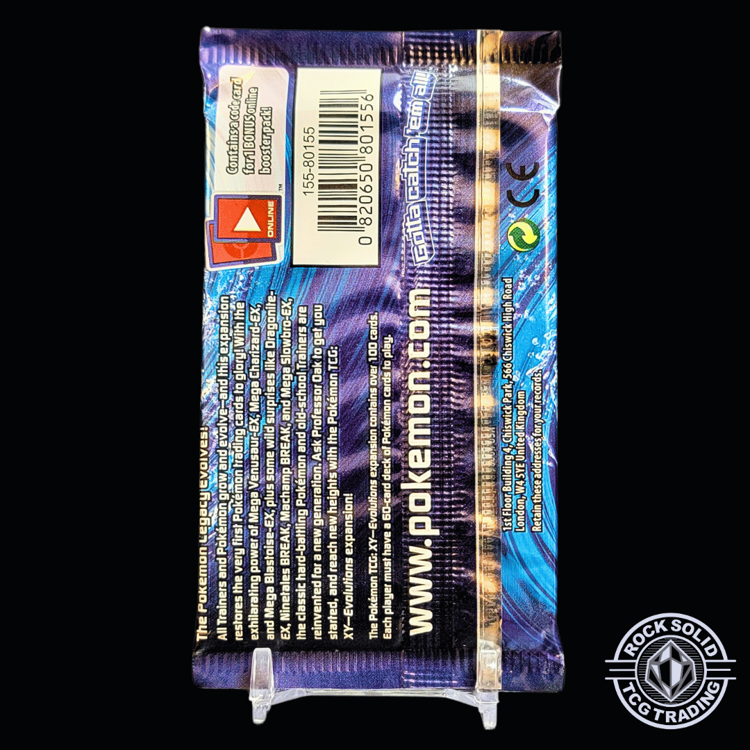 Pokemon Evolutions Booster Pack Booster Pack sold by Rock Solid TCG Trading LLC