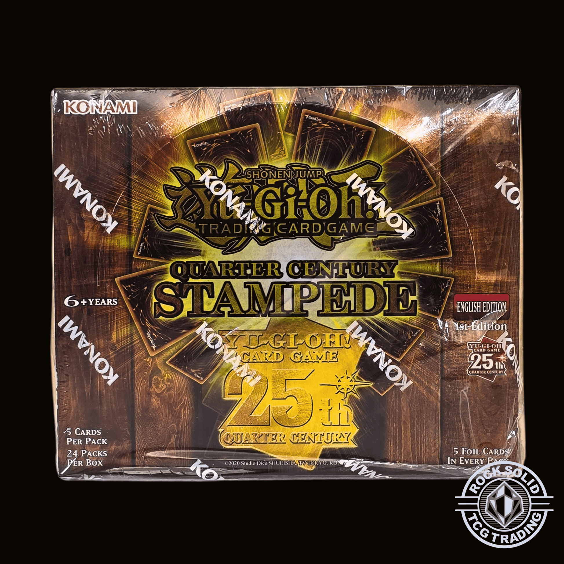 Konami: Yu - Gi - Oh! Quarter Century Stampede Booster Box | sold by Rock Solid TCG Trading