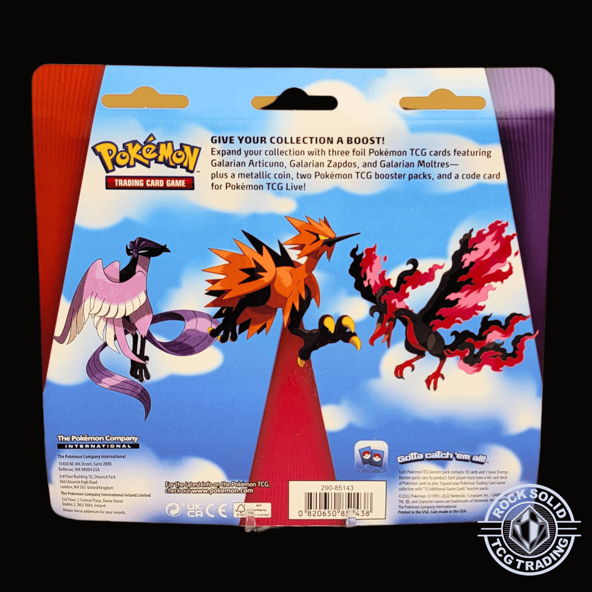 Pokemon: Fusion Strike / Astral Radiance ( Galarian Moltres, Articuno, Zapdos) Blister Pack | sold by Rock Solid TCG Trading