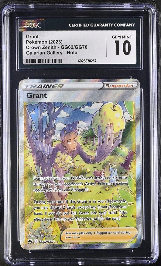 Pokemon: Grant Galarian Gallery GG62/GG70 – Crown Zenith Pokémon Card (CGC 10 Gem Mint) Graded Pokemon | sold by Rock Solid TCG Trading1