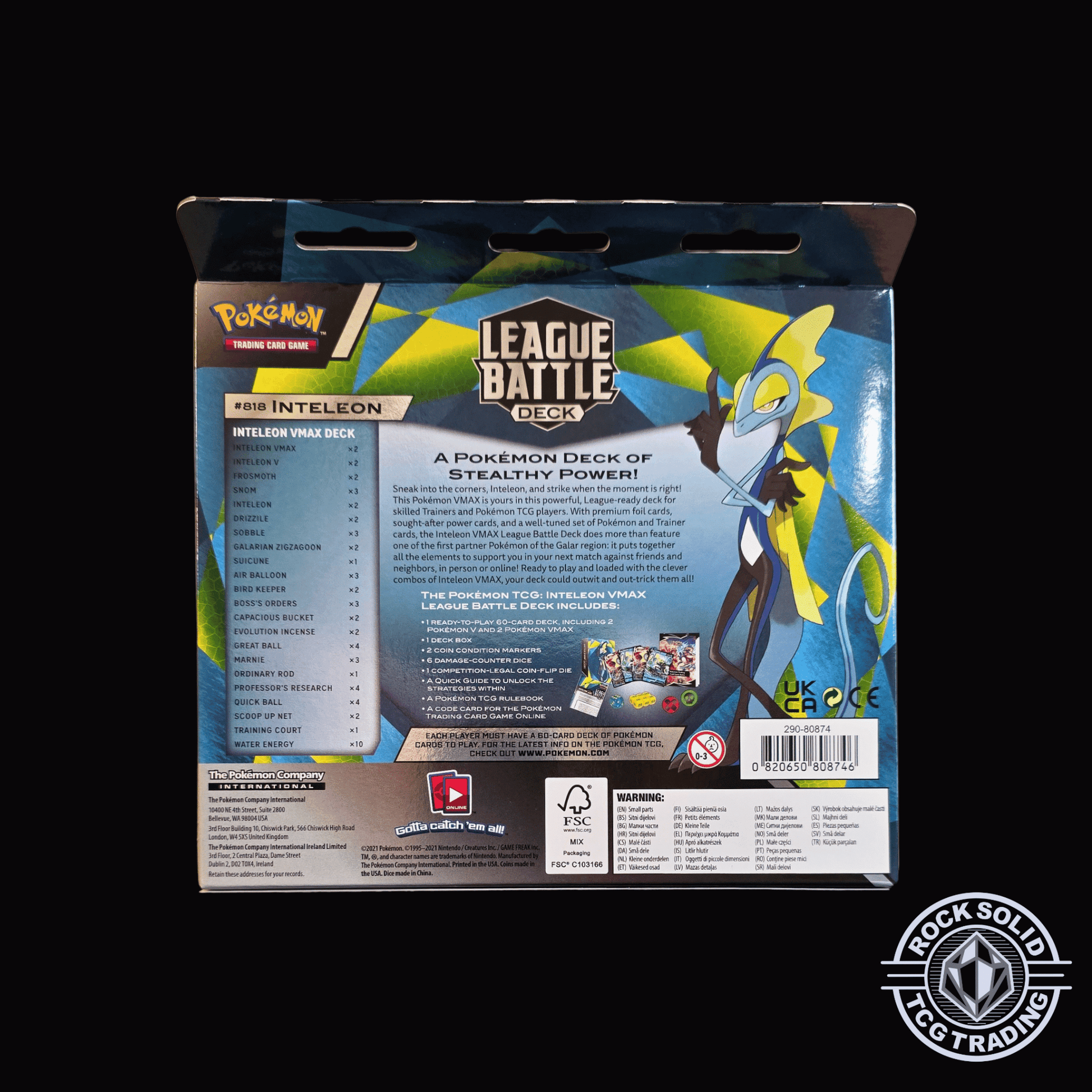 Pokemon: Inteleon VMAX League Battle Deck Battle Deck | sold by Rock Solid TCG Trading4