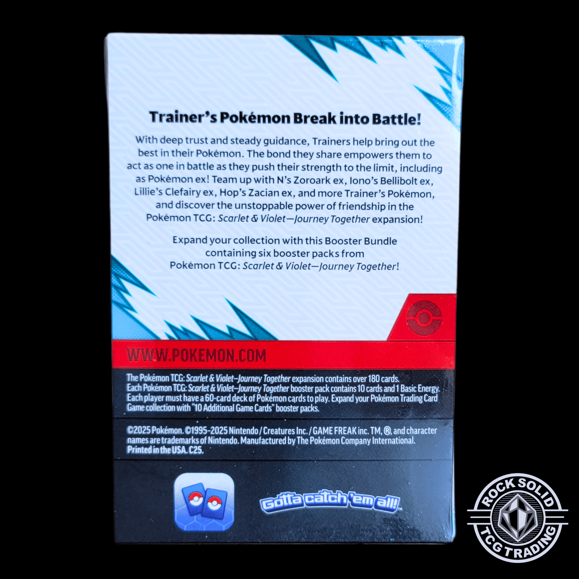 Pokemon: Journey Together Booster Bundle Booster Bundle | Back Photo