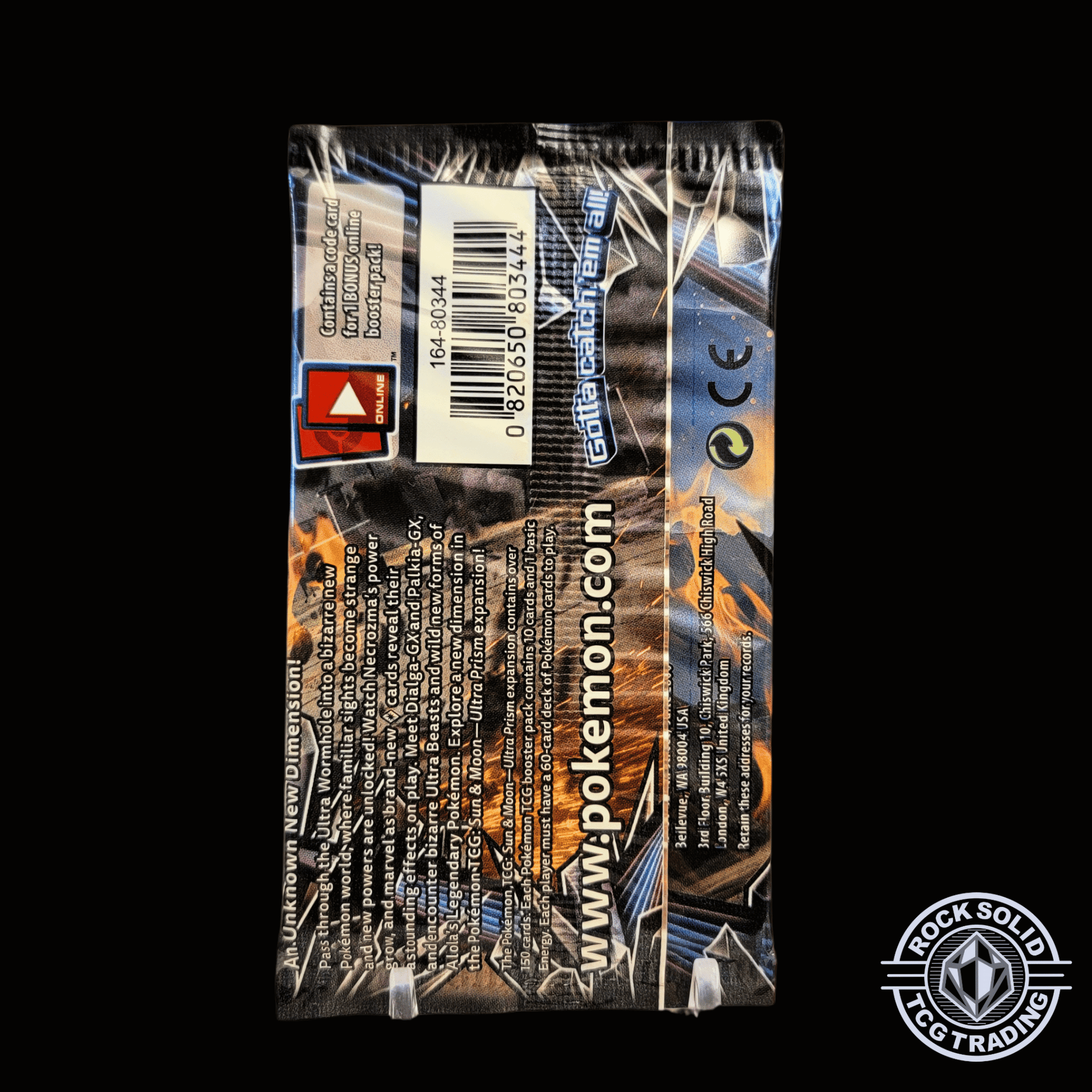 Pokemon: Ultra Prism Booster Pack Booster Pack | sold by Rock Solid TCG Trading