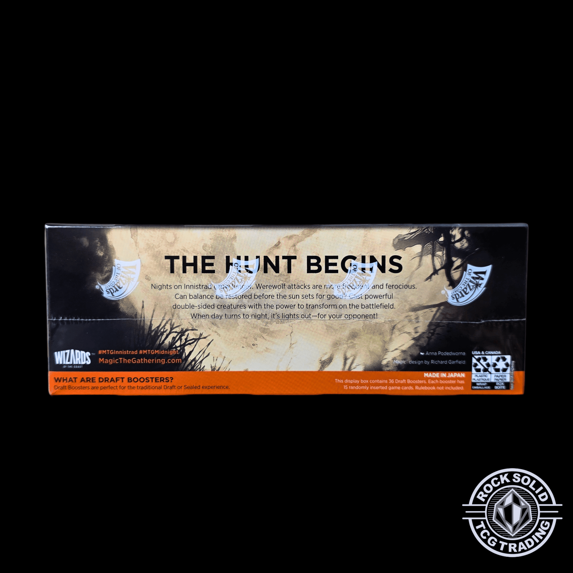 Wizards of the Coast: Innistrad Midnight Hunt Draft Booster Box Booster Box | sold by Rock Solid TCG Trading4